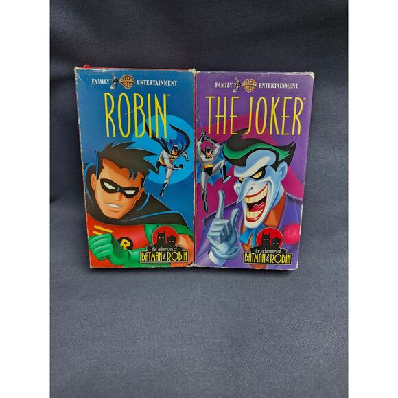 The Adventures of Batman and Robin "THE JOKER" & "ROBIN" on VHS - Picture 2 of 8